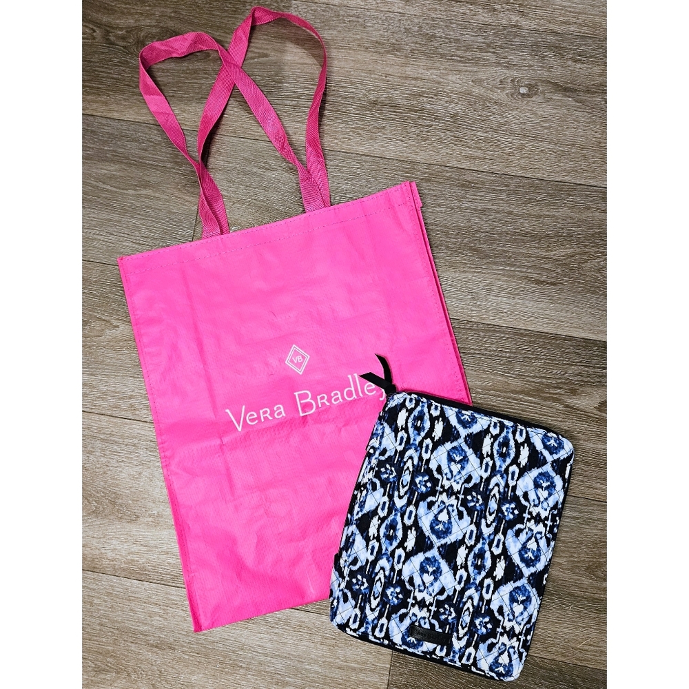 Vera Brad. notebook, case quilted & reusable bag